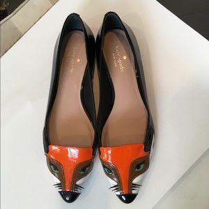 New Kate Spade Fox Head Shoes